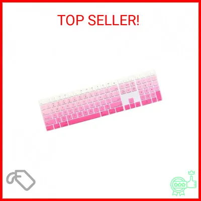 WYGCH Ultra Thin Silicone Full Size Numeric Keyboard Cover Skin For Mac 2017-201 • $15.16