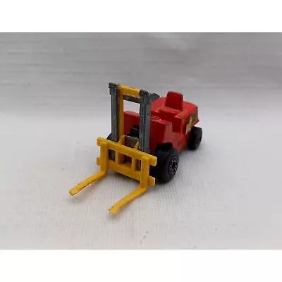 Vintage Matchbox Superfast No. 15 Fork Lift Truck Red Die Cast • $7.99