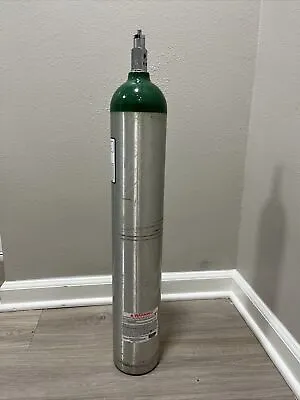 Medical Oxygen Tank Size E Un1072 Empty No Regulator W/ Valve Home Healthcare • $47