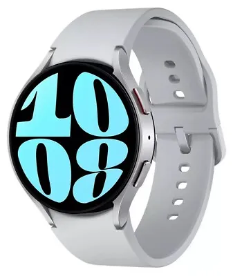 Samsung Smartwatch Galaxy Watch6 BT 44mm Smart Watch WearOS Silver • £214.99