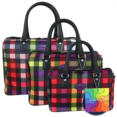 Ladies Mens *Cabin Approved* Weekend Holdall Bag By Highbury Multi-Box Travel • £46.99