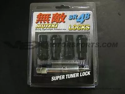 Muteki - SR48 Lock Set 12x1.5mm - Black • $60.61