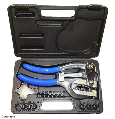 SHEET METAL HOLE PUNCH TOOL – Hand Power Punches – Fabrication Tools Kit – Dies • $50