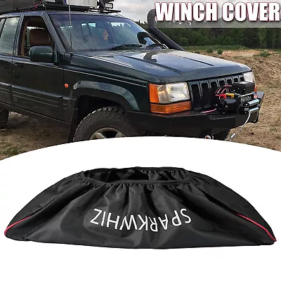 Waterproof Heavy Duty Trailer Winch Dust Cover 8000-17500lbs Protector Covers • $7.99