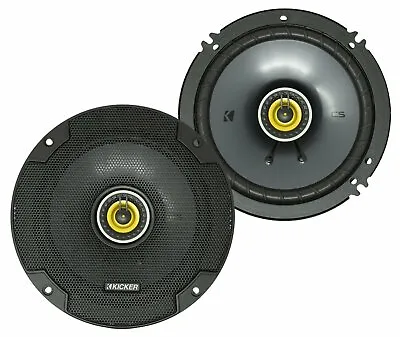 Kicker CSC654 CS Series 6.5  2 Way Coaxial Car Speakers  (46CSC654) • $89.99