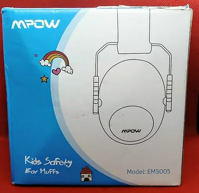 NEW****MPOW KIDS SAFETY EAR MUFFS  Professional Noise Reduction  COLOR: Blue • $9.99