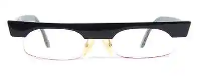 German Designer Maske EPSILON Rectangular Rimless Multicolor Black Eyeglasses • $399