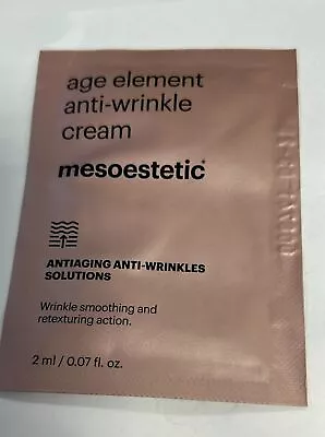 Mesoestetic Age Element Anti-Wrinkle Cream 2ml X 10pcs = 20ml Sample #tw • $16.14