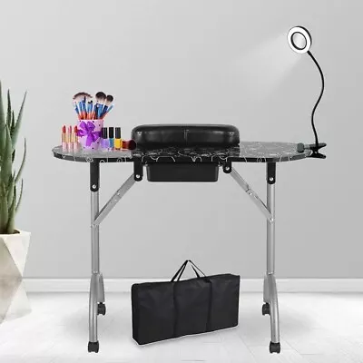 LEIBOU Professional 36''L  Manicure Table Nail Technician Desk • £39.99