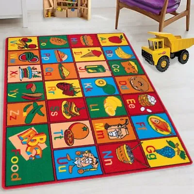 ABC Rugs Kids Carpet Educational Mat For Nursery Children 8x10 Rugs Non-slip • $129.99