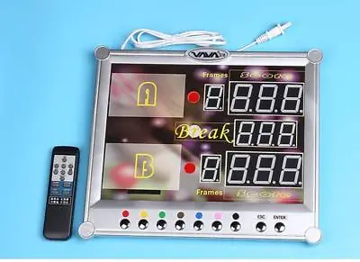 £24.95 • Buy Remote Control For Electronic LED Snooker Match Scoreboard  Billiards As Photo