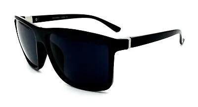 Square Cholo Flat Top Sunglasses Super Dark OG LOC Gangster Style Black Gloss • $7.99