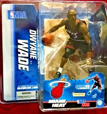 2004-05 McFarlane Basketball Series 9 Dwyane Wade Black #280 Action Figure Debut • $100