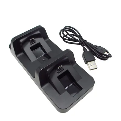 $15.63 • Buy For PS4 Controller Charger Dual USB Fast Charging Station Indicator For Sony PS4