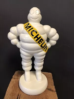 Michelin Man Painted Aluminium Collectable Michelin Man Mascot Standing On Base  • £75