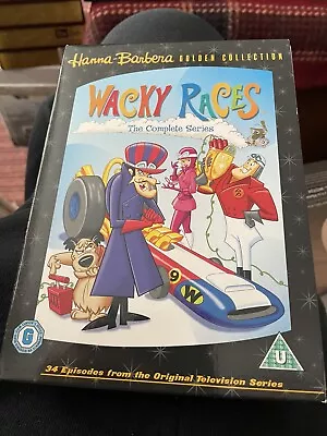 HANNA-BARBERA WACKY RACES COMPLETE SERIES ON 3 DVDs - FREE UK P&P • £8.90