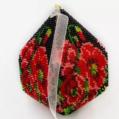 Bead Embroidery Kit With A Plastic Base Ball Needlework Kit Holiday Gift • $31.20