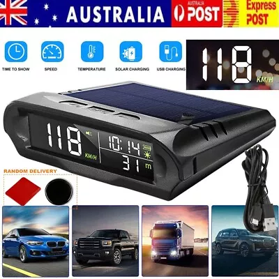 Wireless Car HUD Head UP GPS Speedometer Digital Display Speedometer Universal - • $39.59