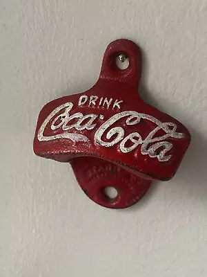 Retro Drink Coca Cola Cast Iron Wall Mounted Bottle Opener Made By Starr X  • £4.50