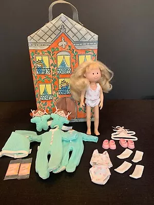 Madeline's Friend NONA Doll 8  Blonde Hair With CASE DOLLS PJ's RARE HTF! • $85