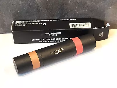 MAC Quiktrik Stick Multi Usage Double ~ Ginger Spiked/Couterpoint ~ Full Size • $15