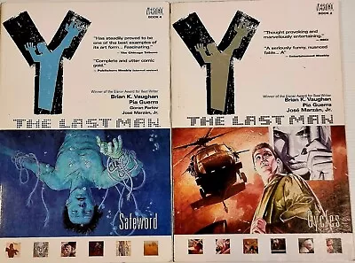 Y: The Last Man Lot X 2  Vol 2 4 Graphic Novel Dark Horse TPB Comics Vaughn • $20