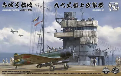 1/35 Border Model B5N2 Kate & Akagi Bridge Flight Deck Plastic Model Kit • $171.70