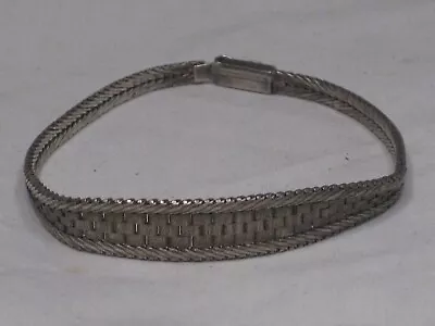 Vintage 925 Sterling Silver Italy Bracelet Italian Thin To Wide Quality Jewelry • $45