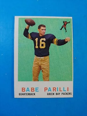 1959 Topps Football  #107 Babe Parilli Ex+ • $2.25