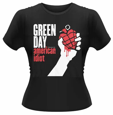 £15.49 • Buy Green Day American Idiot Womens Fitted T-Shirt - OFFICIAL