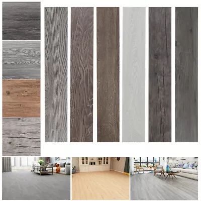 5.02m² Flooring Planks Self Adhesive Floor Plank Waterproof PVC Tile 36piece/Box • £34.16