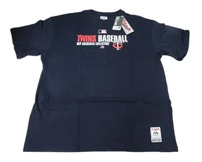 New Minnesota Twins Mens Sizes 2XL-3XL-4XL-5XL-Tall Majestic Navy Shirt • $10.74