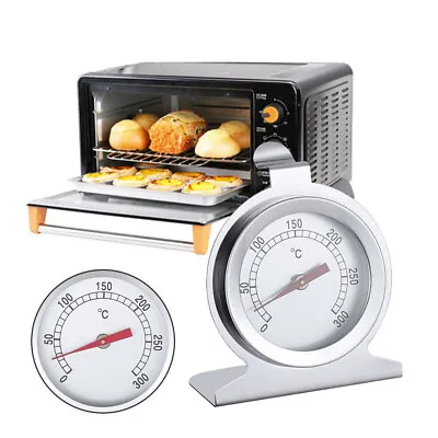 Stainless Steel Oven Thermometer Large Dial Kitchen Food Temperature Gauge • $8.75