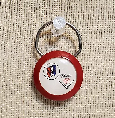 Vintage Lloyd Buick Cadillac Dealer Keychain Fob Daytona Beach Florida Red • $9.97