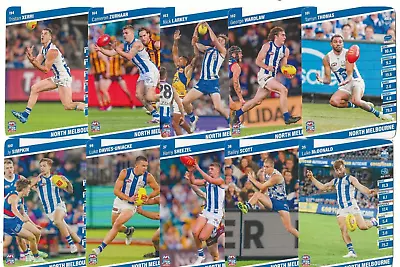 2024 Teamcoach North Melbourne Common Base Team Set 10 Cards Afl • $1.40