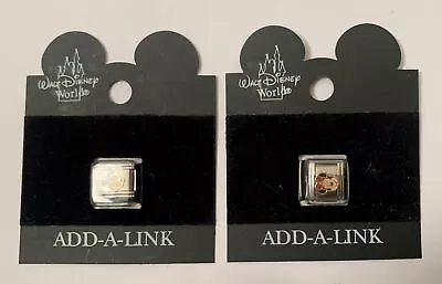 Walt Disney World Add-A-Link Micky Minnie Mouse Charm Bracelet Links • $9.95