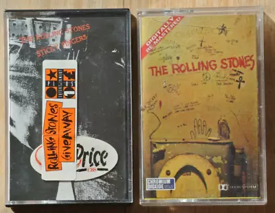 THE ROLLING STONES Sticky Fingers + Beggars Banquet 2x Cassettes Used EX+ • $49.24