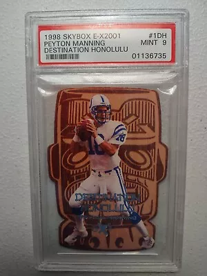 1998 E-X2001 Peyton Manning Destination Honolulu Rc Psa 9 Mint • $2899