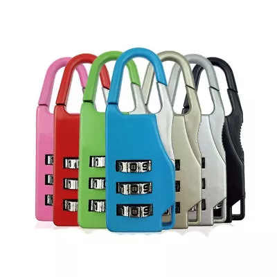 1 PC Mini 3 Digit Combination Security Safe Travel Luggage Code Lock Padlock • $1.39