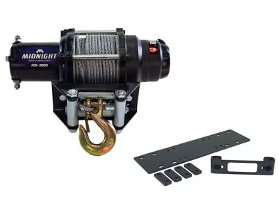 Viper 50 Ft Winch 3000 Lb Steel W/ Mount For Honda Pioneer 1000-5 2016-21 • $179.98