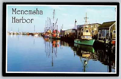 Massachusetts MA - Morning View At Menemsha Harbor - Vintage Postcard - Unposted • $4.49