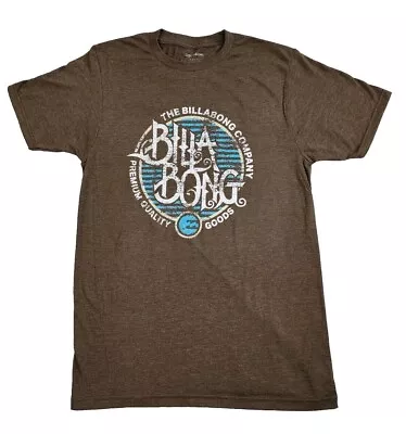 Billabong Men's Logo Tee T-Shirt Core Fit Brown (NEW) • $17.97