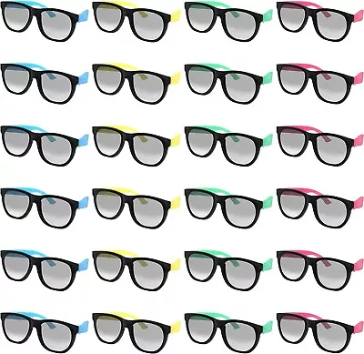 24 Pack Of Neon Party Sunglasses • £15.99