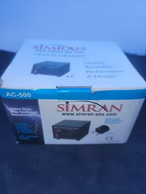 Simran AC-500W 110V 220V Power Source Voltage Converter Up-Down Transformer  • $20