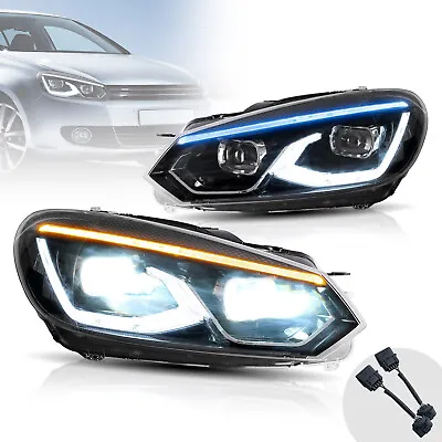 VLAND LED Headlights For Volkswagen Golf 6 MK6 Jetta Wagon 2010-2014 • $509.99