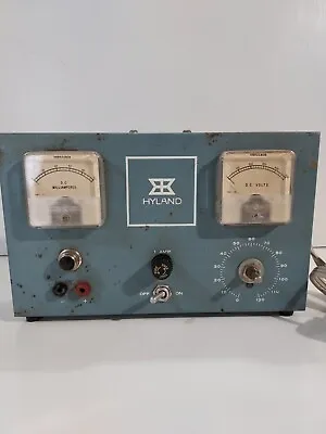 Vintage Hyland 1203 Industrial Heavy Duty Variable Voltage DC Power Supply (Read • $125