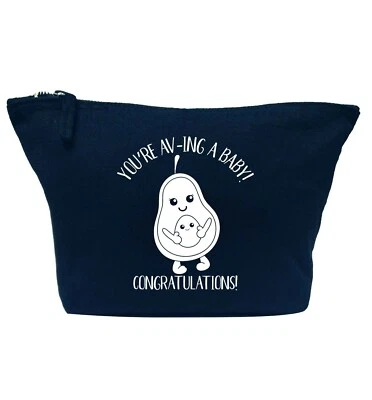 £9.50 • Buy Your Having A Baby, Makeup / Wash Bag Maternity Baby Shower Pregnancy Gift  6624