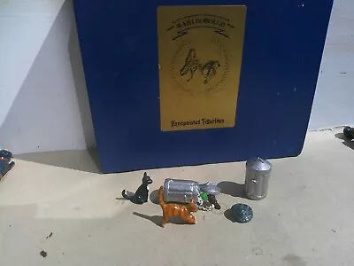 Marlborough Miniatures E4 Cats And Dustbins Trash Cans Lead 54mm Mmm Rare Set • $39.99