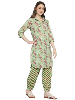 Indian Designer Kurti Cord Set Party Wear Bollywood Kurta Pant Set Women Clothes • $52.40