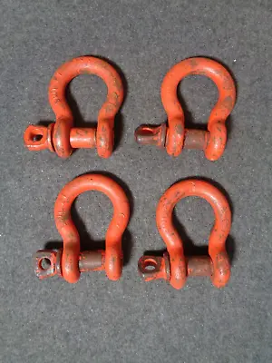 Shackle Clevis SWL 2 Ton 1/2  - Lot Of 4 • $37.50